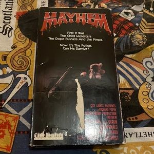 ULTRA RARE horror vhs MAYHEM